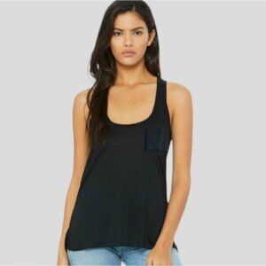 PINK VICTORIA'S SECRET•BLACK LOOSE FIT TANK•XS